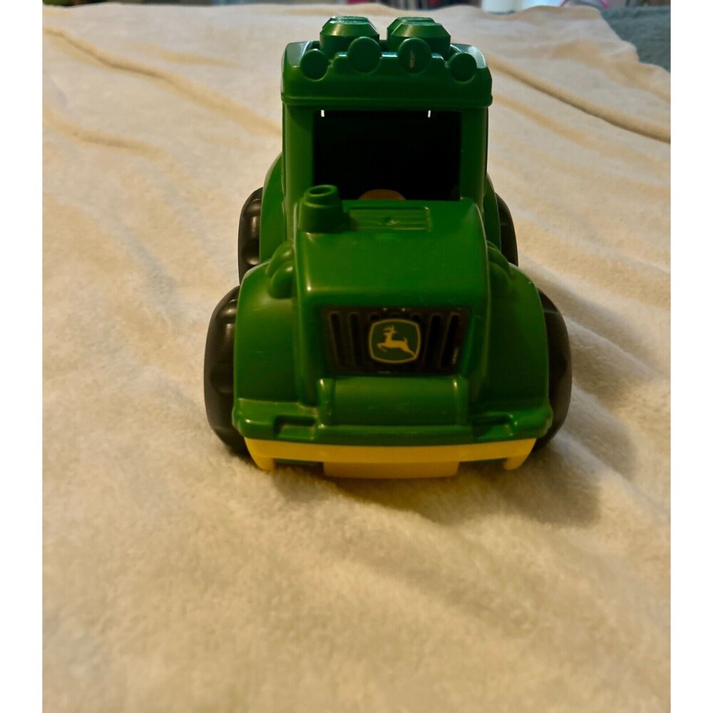 Mega Bloks John Deere Green Yellow Tractor Truck Toy First Builders
